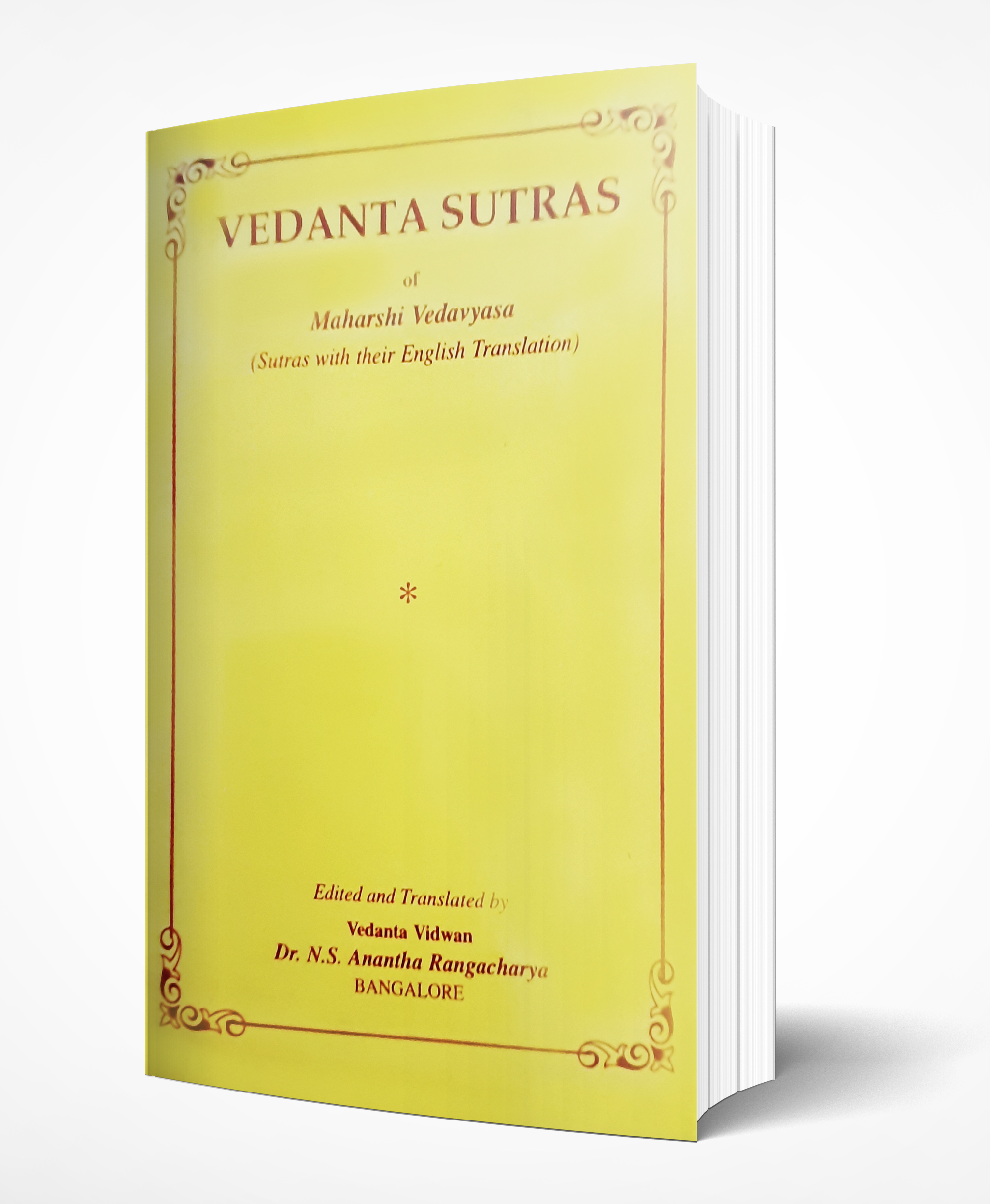 Cover of Vedanta Sutras of Maharshi Vedavyasa